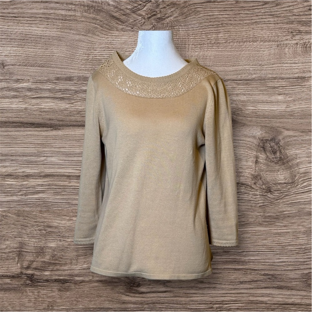 Elegant Beige Women's Top